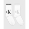 2er Pack Calvin Klein Logo Socken Damen 001 - white/black