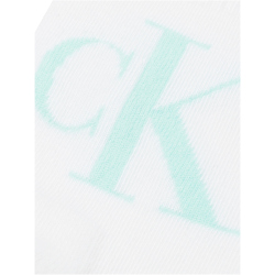 2er Pack Calvin Klein Logo Socken Damen 002 - turquoise