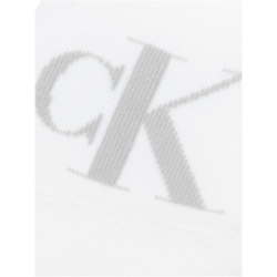 2er Pack Calvin Klein Logo High-Cut F&uuml;&szlig;linge Damen 001 - white/black