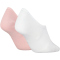 2er Pack Calvin Klein Logo High-Cut F&uuml;&szlig;linge Damen 003 - white/pink