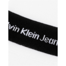 2er Pack Calvin Klein Contrast High-Cut F&uuml;&szlig;linge Herren 001 - white/black