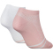 2er Pack Calvin Klein Modern Mesh Sneakersocken Damen 003 - pink/white