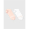 2er Pack Calvin Klein Modern Mesh Sneakersocken Damen 003 - pink/white