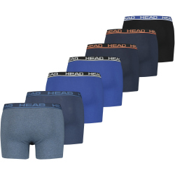 7er Pack HEAD Basic Boxershorts Herren 004 - blue combo L