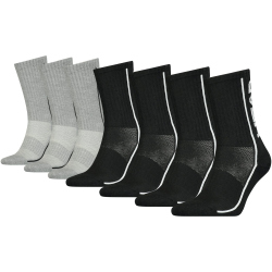 7er Pack HEAD Performance Crew Socken 002 - black/grey 43-46
