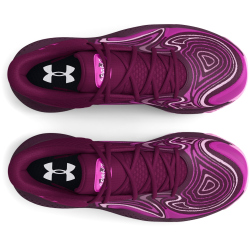 UNDER ARMOUR Spawn 6 Mid Basketballschuhe 500 - purple gemini/vivid magenta/stellar pink 45
