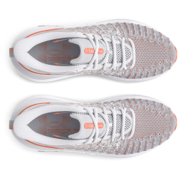 UNDER ARMOUR Infinite Elite Laufschuhe Herren 104 - white/halo gray/flare orange 42