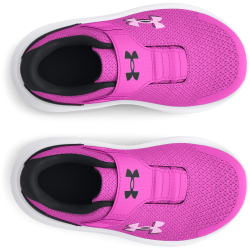 UNDER ARMOUR Surge 4 AC Laufschuhe M&auml;dchen 500 - vivid magenta/black/stellar pink 21