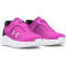 UNDER ARMOUR Surge 4 AC Laufschuhe M&auml;dchen 500 - vivid magenta/black/stellar pink 21