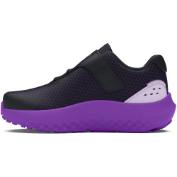 UNDER ARMOUR Surge 4 AC Laufschuhe M&auml;dchen 002 - black/lavish/salt purple 21