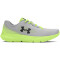 UNDER ARMOUR Rogue 4 AL Laufschuhe Jungen 101 - mod gray/morph green/black 28