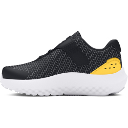 UNDER ARMOUR Surge 4 AC Laufschuhe Jungen 004 - black/taxi/white 22