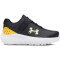 UNDER ARMOUR Surge 4 AC Laufschuhe Jungen 004 - black/taxi/white 25