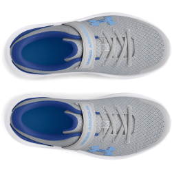 UNDER ARMOUR Surge 4 AC Laufschuhe Jungen 101 - mod gray/tech blue/horizon blue 30