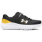 UNDER ARMOUR Surge 4 AC Laufschuhe Jungen 004 - black/taxi/white 27.5