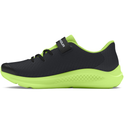 UNDER ARMOUR Pursuit 3 BL AC Laufschuhe Jungen 003 - black/morph green/mod gray 29