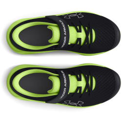 UNDER ARMOUR Pursuit 3 BL AC Laufschuhe Jungen 003 - black/morph green/mod gray 29