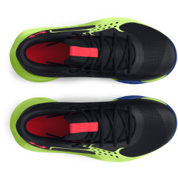 UNDER ARMOUR Jet 23 Basketballschuhe Kinder 005 - black/morph green/beta 36.5