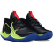 UNDER ARMOUR Jet 23 Basketballschuhe Kinder 005 - black/morph green/beta 36.5