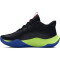 UNDER ARMOUR Jet 23 Basketballschuhe Kinder 005 - black/morph green/beta 40
