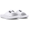 UNDER ARMOUR Core PTH Badelatschen 100 - white/white/black 38.5