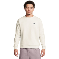 UNDER ARMOUR Unstoppable Fleecepullover Herren 110 - summit white/black L