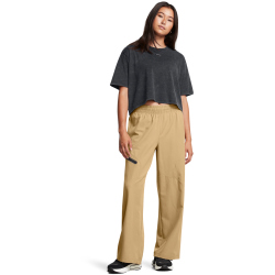 UNDER ARMOUR Unstoppable Woven Wide Leg Trainingshose Damen 263 - camel/black S