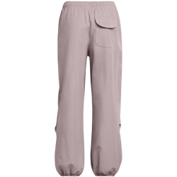 UNDER ARMOUR Unstoppable Woven Wide Leg Trainingshose Mädchen 015 - tetra gray/black XL (160-170 cm)
