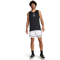 UNDER ARMOUR Zone Pro 7" Mesh Basketballshorts Herren 100 - white/black M