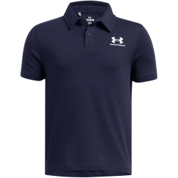UNDER ARMOUR Icon Poloshirt Jungen 410 - midnight navy/white S (127-137 cm)