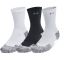 3er Pack UNDER ARMOUR Pro Dry Mid-Crew Socken 001 - black/white/castlerock S (31.5-36.5)