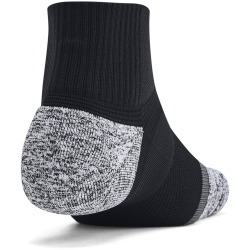3er Pack UNDER ARMOUR Pro Dry Quarter Socken 001 - black/white/castlerock S (31.5-36.5)