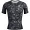 UNDER ARMOUR HeatGear Printed Funktionsshirt Herren 001 - black/white S