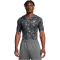 UNDER ARMOUR HeatGear Printed Funktionsshirt Herren 001 - black/white S