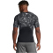 UNDER ARMOUR HeatGear Printed Funktionsshirt Herren 001 - black/white S