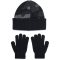UNDER ARMOUR Mütze und Handschuhe Set Kinder 001 - black/black
