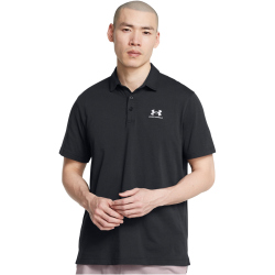UNDER ARMOUR Icon Poloshirt Herren 001 - black/white XS