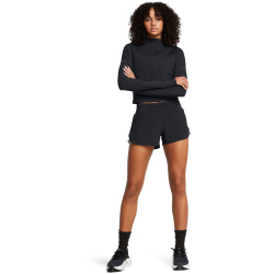 UNDER ARMOUR Launch Pro 3" Laufshorts Damen 001 - black/reflective L