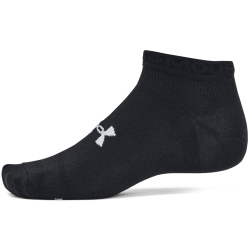 6er Pack UNDER ARMOUR Essential Low Cut Socken 002 - black/black/halo gray S (31.5-36.5)
