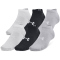 6er Pack UNDER ARMOUR Essential Low Cut Socken 002 - black/black/halo gray S (31.5-36.5)