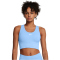 UNDER ARMOUR Vanish Seamless Mid Support Sport-BH Damen 465 - horizon blue/white XS