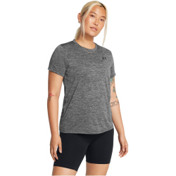 UNDER ARMOUR Tech Twist T-Shirt Damen 025 - castlerock/black M