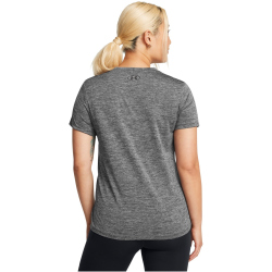 UNDER ARMOUR Tech Twist T-Shirt Damen 025 - castlerock/black M
