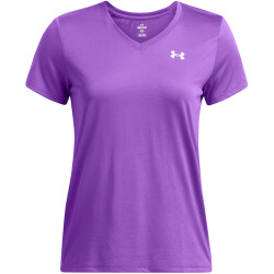 UNDER ARMOUR Tech T-Shirt Damen 525 - lavish/white XS