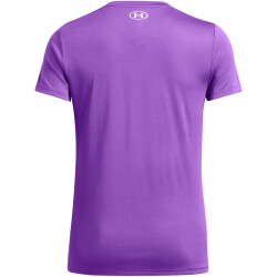 UNDER ARMOUR Tech T-Shirt Damen 525 - lavish/white M