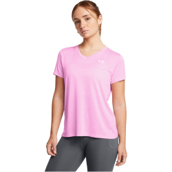 UNDER ARMOUR Tech Twist T-Shirt Damen 638 - stellar pink/white XS