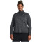 UNDER ARMOUR Tech Twist 1/2-Zip Trainingsshirt Damen 001 - black/white 1X
