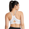UNDER ARMOUR Infinity 2.0 Low Support Sport-BH Damen 100 - white/black M A-C