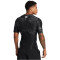 UNDER ARMOUR HeatGear Iso-Chill T-Shirt Herren 002 - black/white L