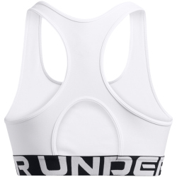 UNDER ARMOUR HeatGear Armour Mid Support Sport-BH Damen 100 - white/black M
